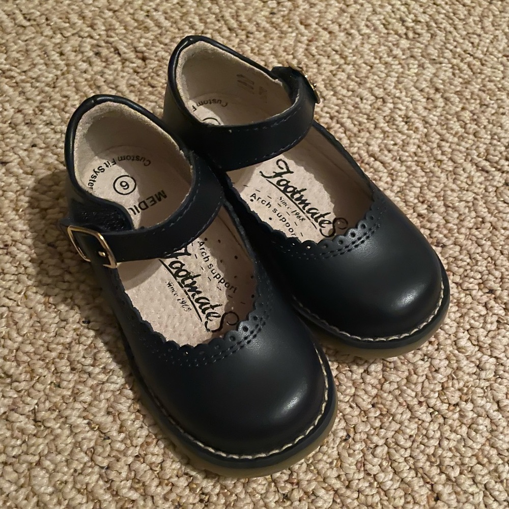 Footmates Navy Mary Jane Shoes